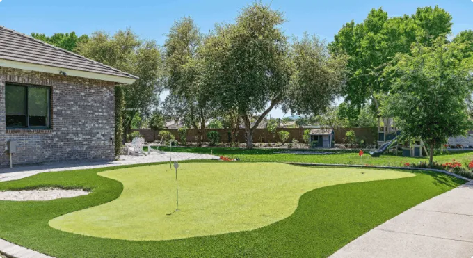 faux grass outdoor