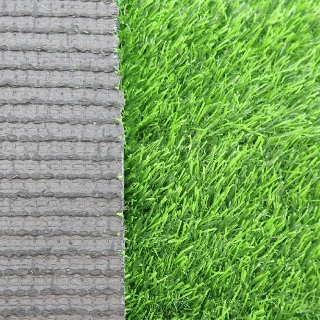 green grass plastic